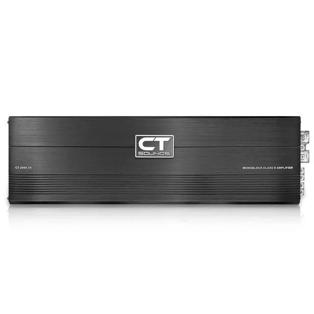 Alt view image 2 of 5 - CT-2000.1D Compact Class D Car Audio Monoblock Amplifier, 2000 Watts RMS