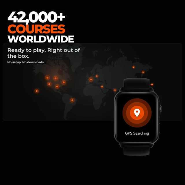 Alt view image 4 of 7 - W1 Golf GPS Watch Front, Middle & Back Distances, Hazard Tracking, No Subscription