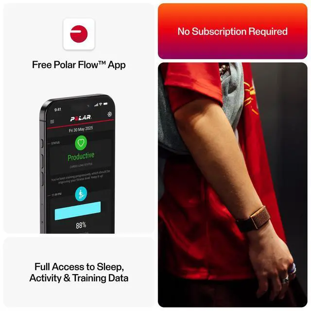 Alt view image 5 of 7 - Loop Smart Screen-Free Wearable Health & Fitness Band with 24/7 Heart Rate, Sleep & Activity Tracking, Automatic Training Detection, No Subscription, 8-Day Battery