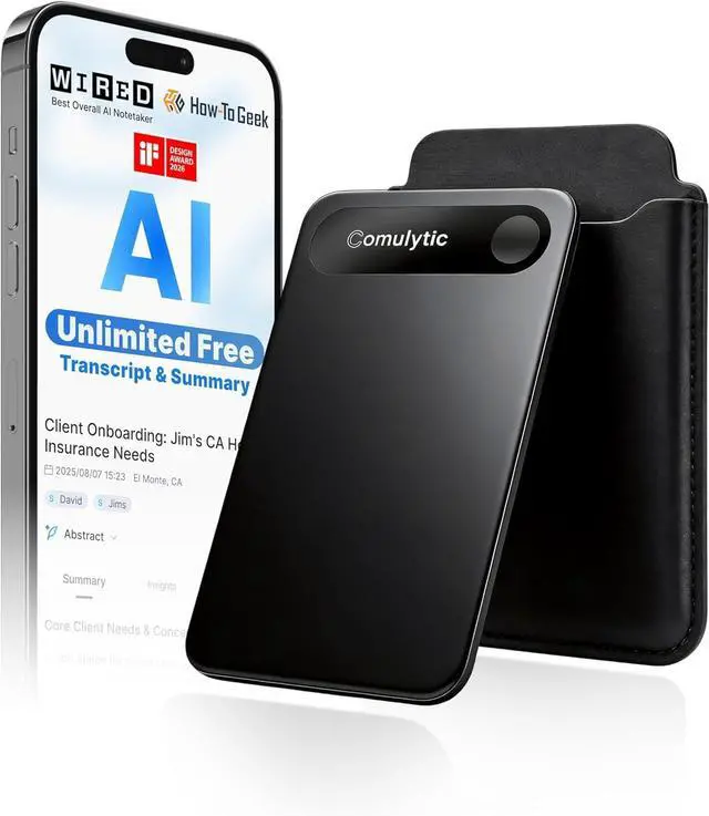 Main image of Note Pro AI Voice Recorder, AI Meeting Recorder and Note Taker | Digital Voice Recorder, App Control Digital Video Recorder, Support 113 Languages & Ultra-Slim for Meetings, Calls, Lectures
