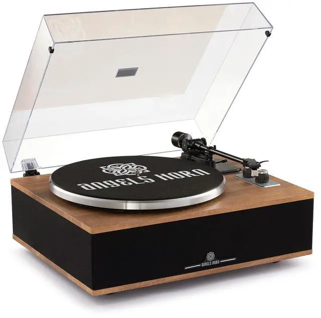 Main image of Vinyl Record Player, Bluetooth Turntable with Built in Speakers Phono Preamp, High Fidelity Turntables for Vinyl Records with Magnetic Cartridge AT-3600L, Belt Drive 2-Speed