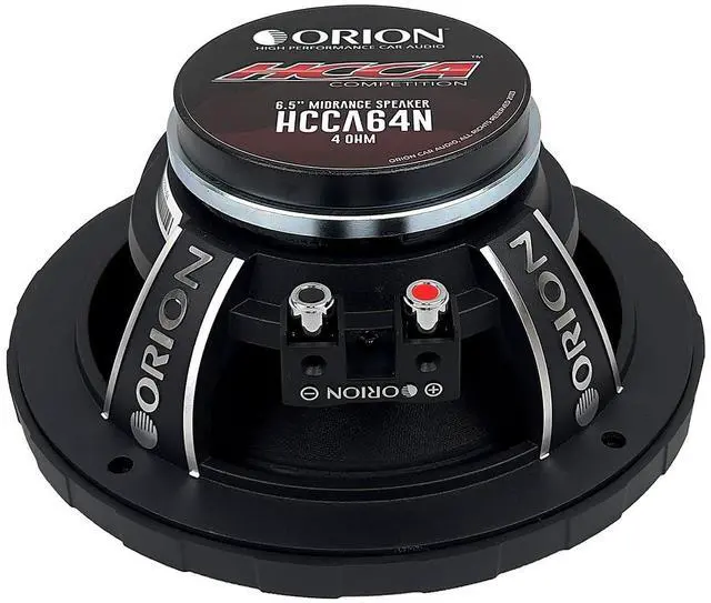 Alt view image 5 of 7 - HCCA64N HCCA Series 6.5 Ultra Efficient Neodymium Midrange Loudspeaker, 1400W Max Power, 350W RMS, 4 Ohm, 1.5 Voice Coil - High Output Pro Car Audio Stereo, Premium Quality Speaker (Pair)