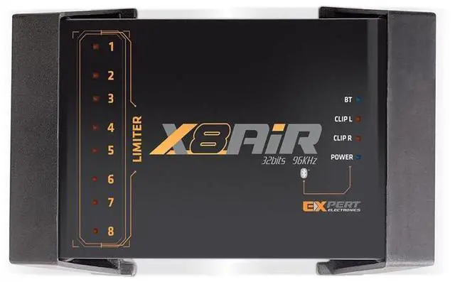 Main image of Banda Audiopart X8AiR DSP Car Audio Processor | 32-Bit/96kHz 8-Channel Car Audio DSP with 79-Band Equalizer, Bluetooth, App Control & Advanced Crossover for Premium Sound