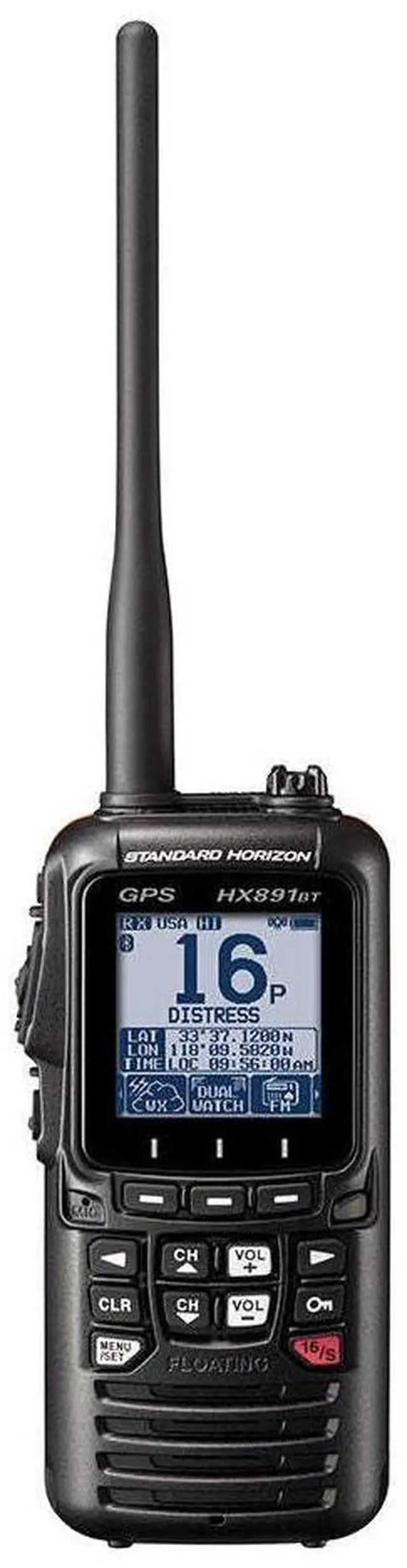 Main image of HX891BTBK | HX891BT VHF/GPS/Bluetooth, Compatible with the SSM-BT-20 Bluetooth headset and additional aftermarket
