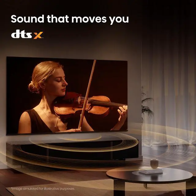 Alt view image 7 of 7 - 40" Inch A4 Series FHD 1080p Smart VIDAA TV (40A4NV, 2026 NEW) - Full Array LED, DTS Virtual: X, Noise Reduction, AI Sports Mode, Works with Alexa, Apple Airplay & Apple Home, Slim Bezel