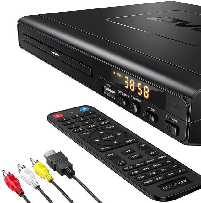Main image of Region-Free DVD Player for TV with HDMI | Plays Regions 0-6 & Multi Formats,RCA Compact DVD/CD Player for Smart TV,Designed for Collectors & Vintage Movie Collections