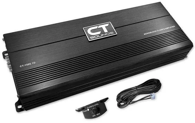 Main image of CT-1500.1D Compact Class D Car Audio Monoblock Amplifier, 1500 Watts RMS