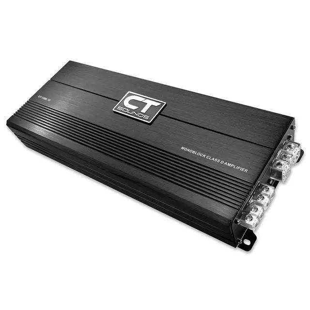 Alt view image 3 of 6 - CT-1500.1D Compact Class D Car Audio Monoblock Amplifier, 1500 Watts RMS