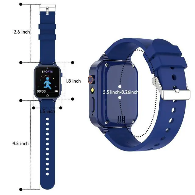 Alt view image 7 of 7 - Smart Watch for Kids, 26 Puzzle Games HD Touch Screen Camera Alarm Clock | Ideal gift toy for boys girls ages 4-12, Touch Screen, HD camera, alarm clock