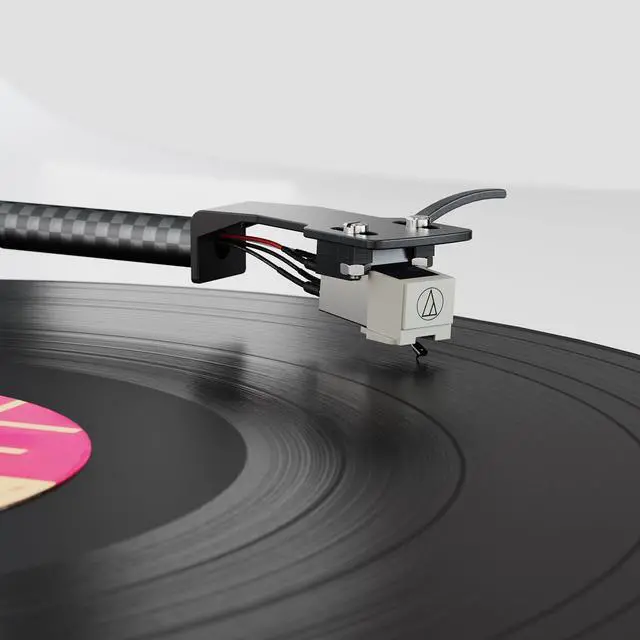 Alt view image 5 of 7 - Paron Vinyl Record Player,Bluetooth Turntable,Built-in Speaker | Adjustable Counterweight,Vintage Phonograph Style,Design Award,Home Decor,AT3600L Stylus,Three-point suspension system
