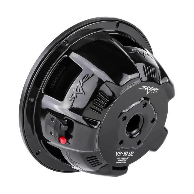 Alt view image 4 of 7 - VS-10 D2 10" 1000W Max Power Dual 2 Ohm Shallow Mount Car Subwoofer