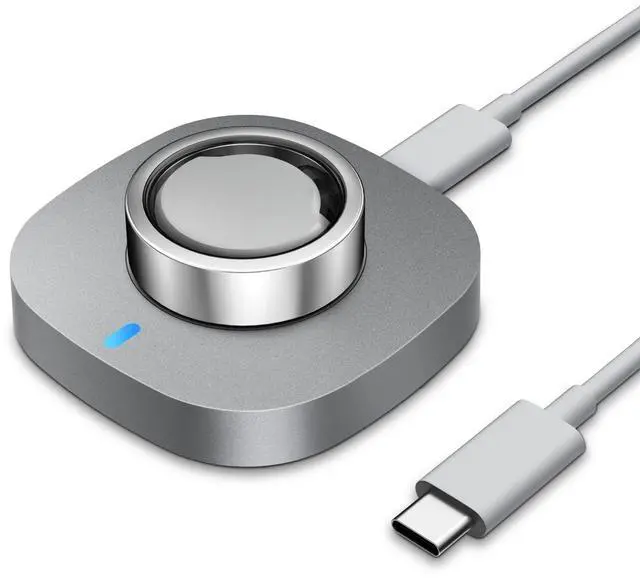 Main image of Charger Compatible with Aura-Ring Gen 3-Size 9 | Fast Safe Charging Dock with USB-C Cable for Smart Ring Accessories(Not Compatible with Aura-Ring Gen 5/4)