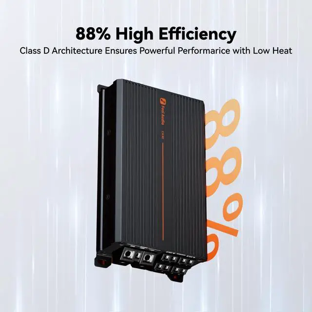 Alt view image 3 of 7 - CA30 4 Channel Car Amplifier Mini Class D 200x4 Peak 400 Watts, Micro Compact Amp Mono Subwoofer, RCA/High Level Input, 320W 2 Bridgeds, Low Noise HiFi for Vehicle Stereo Audio Sound System