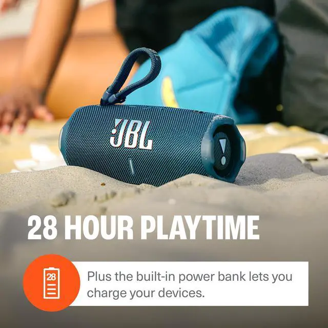 Alt view image 4 of 7 - Charge 6 (Blue) + Bundle with divvi! Protective Hardshell Case (Black)
