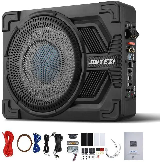 Main image of 10" 1200W Under Seat Subwoofers with Amp, Class D MOSFET Amp & Efficient Heat Dissipation Design, Independent Control for Low-Pass Filter/Gain/Bass Boost, Suitable for Trucks/SUVs/Jeeps/MPVs