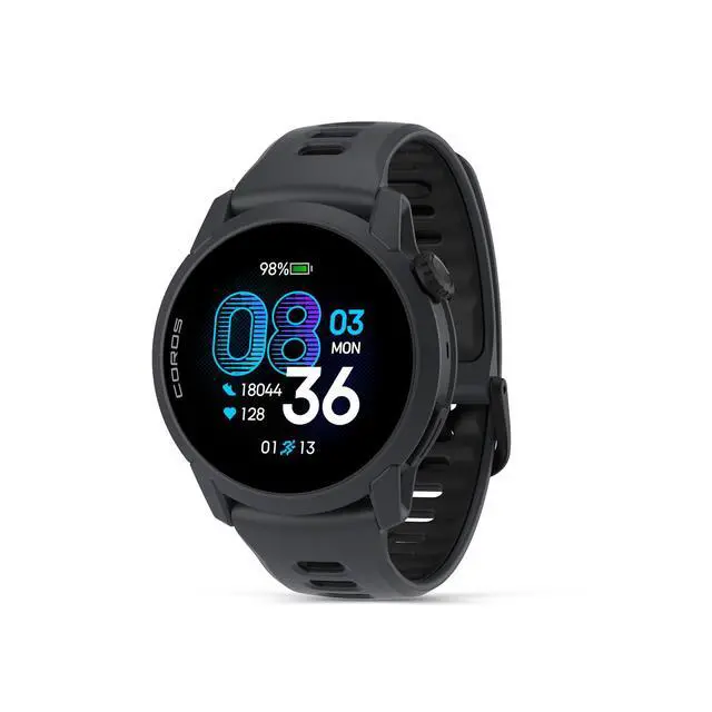 Main image of PACE 4 Ultralight Sport GPS Watch for Run- Black Silicone, Standard | 1.2" AMOLED Touchscreen,19 days of daily use, Voice Control, Advanced Training Tools, Accurate GPS, Heart Rate Monitor