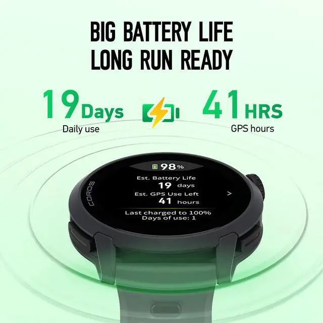 Alt view image 4 of 7 - PACE 4 Ultralight Sport GPS Watch for Run- Black Silicone, Standard | 1.2" AMOLED Touchscreen,19 days of daily use, Voice Control, Advanced Training Tools, Accurate GPS, Heart Rate Monitor