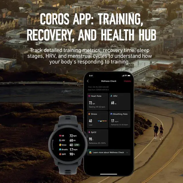 Alt view image 7 of 7 - PACE 4 Ultralight Sport GPS Watch for Run- Black Silicone, Standard | 1.2" AMOLED Touchscreen,19 days of daily use, Voice Control, Advanced Training Tools, Accurate GPS, Heart Rate Monitor
