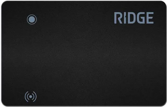 Main image of Ridge Wallet Tracker Card Compatible with Apple Find My, Slim Tracking Card - Wallet Finder, Item Locator for Luggage Tags, Passports, Phone - MFi Certified, IP68 Water Resistance