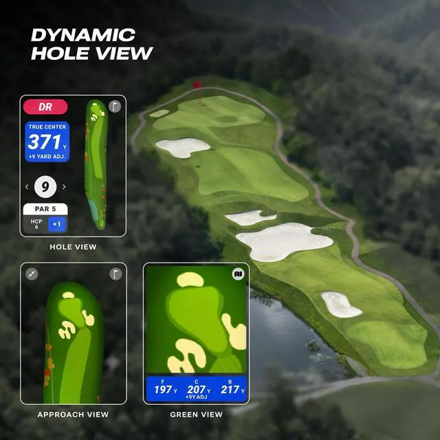 Alt view image 3 of 7 - Player Pro GPS Speaker, New 2026 Release, AI Powered Golf Speaker, 42,000+ Courses, Visual, Audible & Hazard Distances,10+ Hour Battery, Magnetic Mount, IP67 Waterproof