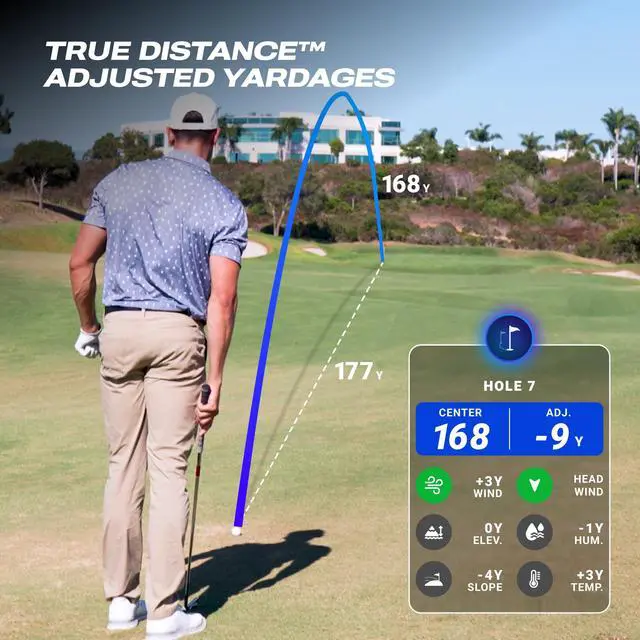Alt view image 6 of 7 - Player Pro GPS Speaker, New 2026 Release, AI Powered Golf Speaker, 42,000+ Courses, Visual, Audible & Hazard Distances,10+ Hour Battery, Magnetic Mount, IP67 Waterproof