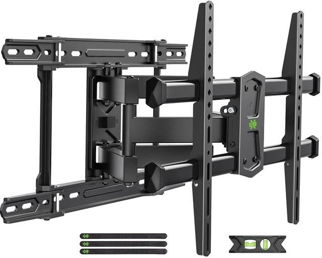 Main image of UL Listed TV Wall Mount for 42"-84" TVs up to 110lbs and 8"-24" Wood Studs, TV Mount with Tilt, Swivel & Extension, Wall Mounts Bracket with Dual Articulating Arms, Max VESA 600x400mm