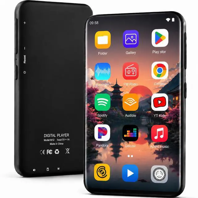 Main image of 144GB MP3 Player with Bluetooth and WiFi, Spotify Music Player, Hi-Res Lossless Audio MP4 Player, 4.02Inch HD Touchscreen, Supports Spotify, Amazon Music, Audible
