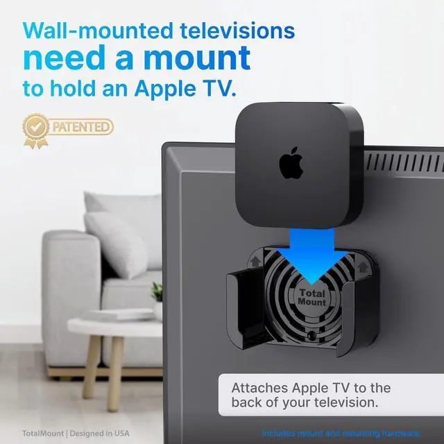 Alt view image 2 of 6 - for Apple TV Fits All Models, Heat Management, Premium Quality | Designed in the USA