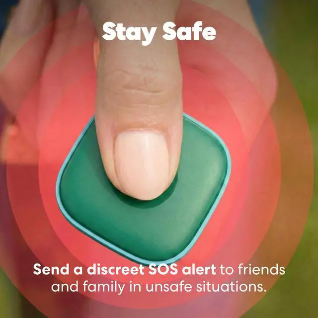 Alt view image 7 of 7 - Tile - Bluetooth Tracker, Keys Finder and Item Locator for Keys, Bags and More. Phone Finder. Both iOS and Android Compatible. 1-Pack (Green Surf)