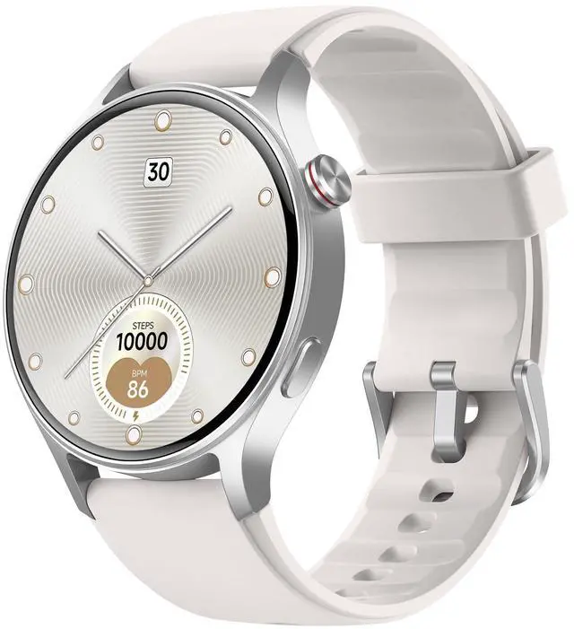 Main image of Smart Watch for Women, AMOLED Ultra-Clear Screen Activity Trackers with Heart Rate/Sleep/SpO2 Monitor, Smartwatch for iPhone/Samsung/Android, 110+ Sport Modes (Grey, S/M/L, Grey)