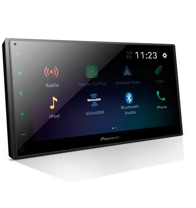 Main image of DMH-1600NEX 6.8" Capacitive Touchscreen Double Din Car Stereo | Digital Multimedia Receiver, Wired CarPlay & Android Auto, Bluetooth, Backup Cam, USB, AM/FM, Front/Rear/Sub RCA Preouts