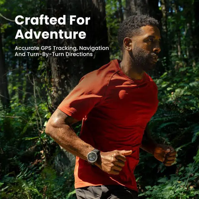 Alt view image 5 of 7 - T-Rex 3, Smart Watch, 1.5" AMOLED Display, GPS, iOS/Android | 48mm, 27-Day Battery, Water-Resistant, Rugged/Military Style, Offline Maps, 170 Fitness/Sport Modes, AI, Voice Control