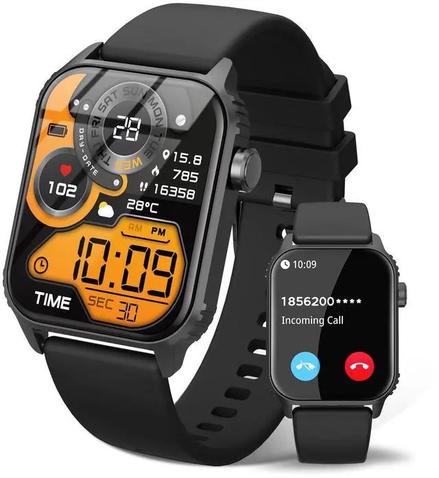 Main image of Smart Watch for Men, 120+ Sports Modes Smartwatch with 1.83" HD Touchsreen, Bluetooth Call & Music Control Fitness Watch for iPhone/Android Subtle Sarcasm