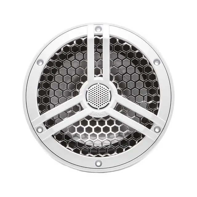Alt view image 2 of 6 - SK65M 6.5" 2-Way Marine Full Range 320 Watt Coaxial Speakers, Pair (White)