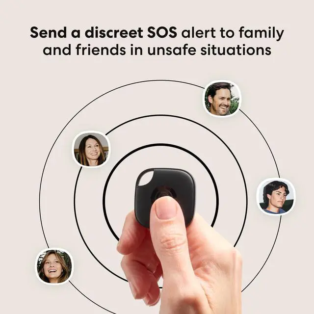 Alt view image 5 of 6 - Tile - Bluetooth Tracker, Keys Finder and Item Locator for Keys, Bags and More. Phone Finder. Both iOS and Android Compatible. 2-Pack (Black/White)