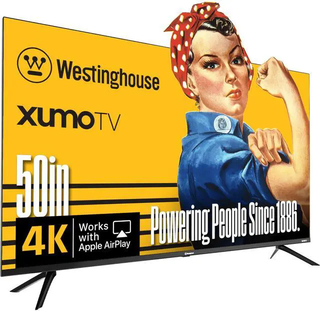 Main image of 50-inch Smart TV, 4K UHD Xumo TV w/ HDR10, Voice Remote, Dolby Vision, Dolby Atmos, Edgeless, Flat Screen LED Television w/Bluetooth, Apple AirPlay, Wi-Fi & Mobile Connectivity