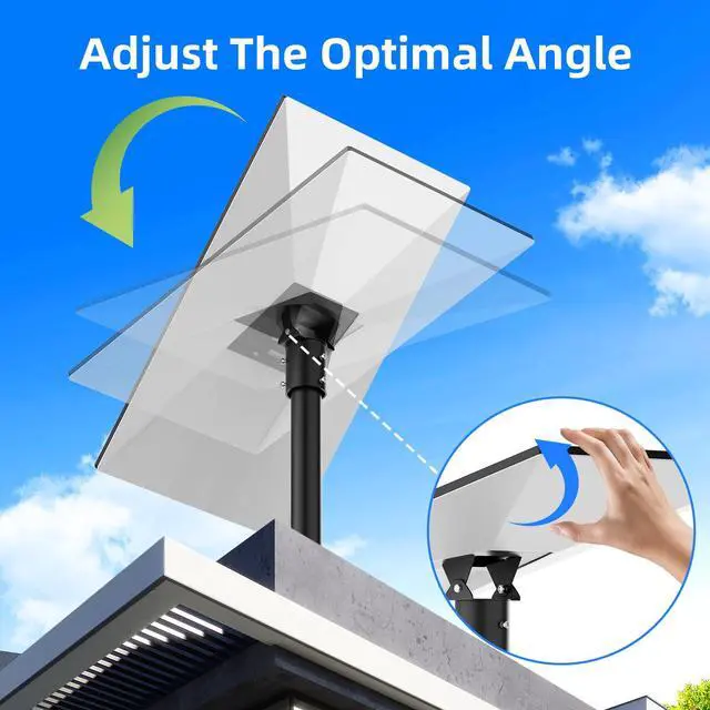 Alt view image 4 of 7 - Pole Adapter for Starlink Standard 4/4X/Gen 3 | Adjustable Angle Gen 3 for Starlink Tilt Pole Mount, Rustproof, Weatherproof, Pipe Not Included