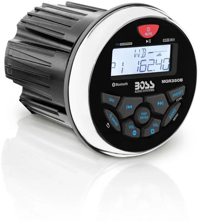 Main image of MGR350B Amplified Bluetooth Boat Gauge Receiver, No DVD
