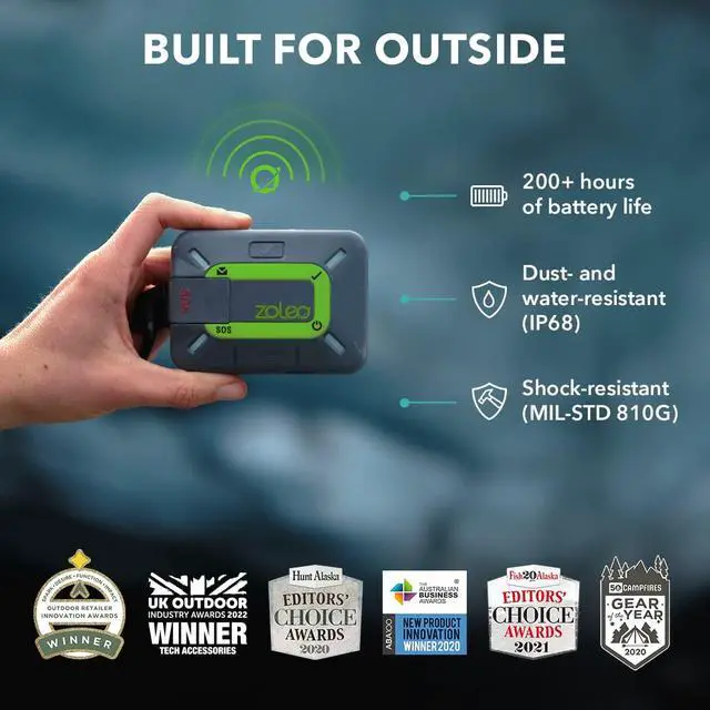 Alt view image 6 of 7 - Satellite Communicator Two-Way Global SMS Text Messenger & Email, Emergency SOS Alerting, Check-in & GPS Location Android iOS Smartphone Accessory