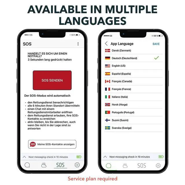 Alt view image 7 of 7 - Satellite Communicator Two-Way Global SMS Text Messenger & Email, Emergency SOS Alerting, Check-in & GPS Location Android iOS Smartphone Accessory