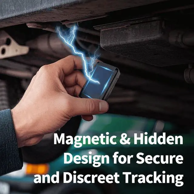 Alt view image 5 of 7 - GPS Tracker for Vehicles, No Monthly Fee, No Subscription, Real-Time Location, Long Battery Life, Hidden Magnetic Tracking Device for Cars, Trip History, GeoFence, Driving Alerts, Global Coverage