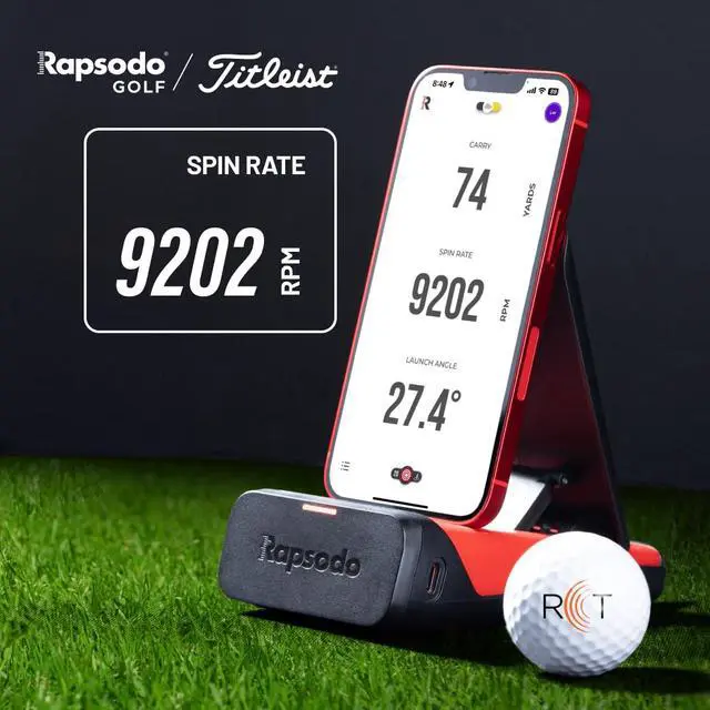 Alt view image 2 of 7 - Mobile Launch Monitor Golf Simulator | MLM iPhone & iPad Only | Indoor & Outdoor Swing Analyzer & Tracker | GPS Satellite View | Ball Speed, Club Speed & Launch Angle Data