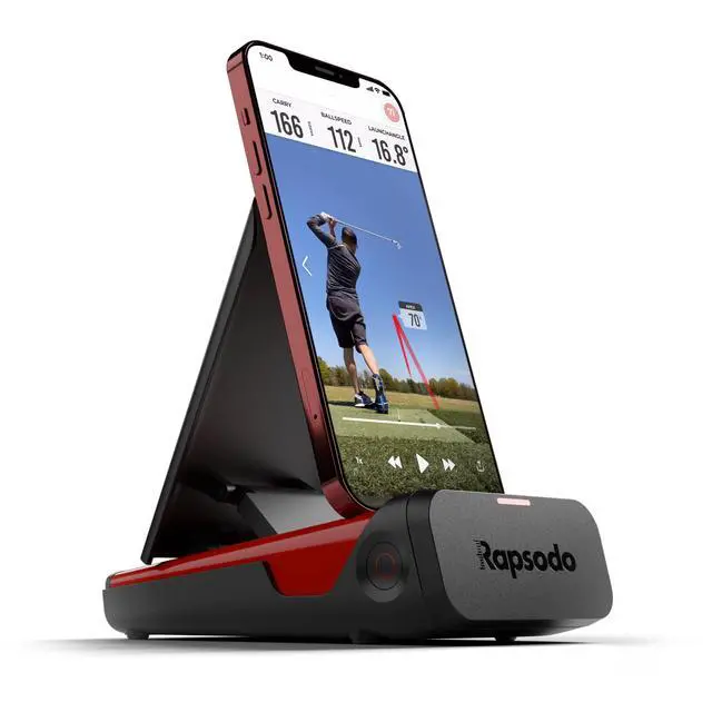 Alt view image 7 of 7 - Mobile Launch Monitor Golf Simulator | MLM iPhone & iPad Only | Indoor & Outdoor Swing Analyzer & Tracker | GPS Satellite View | Ball Speed, Club Speed & Launch Angle Data