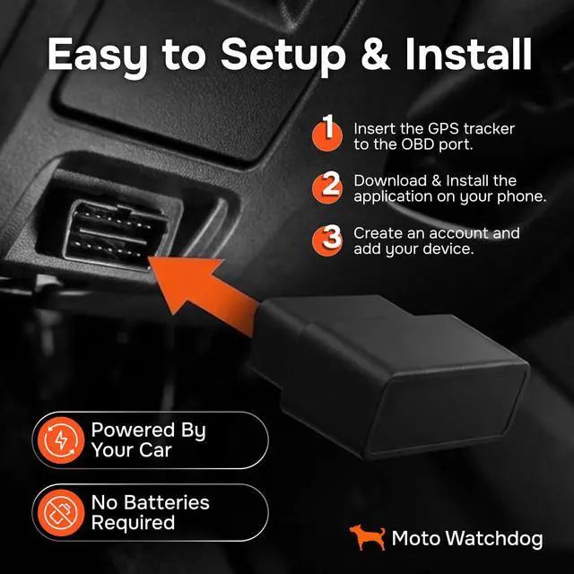 Alt view image 5 of 7 - GPS Tracker for Vehicles, No Subscription, No Monthly Fee | Real-Time Location, Mileage Tracking, Speeding Monitoring, Route History, Geofence, Geofence, OBD, for Fleets & Families