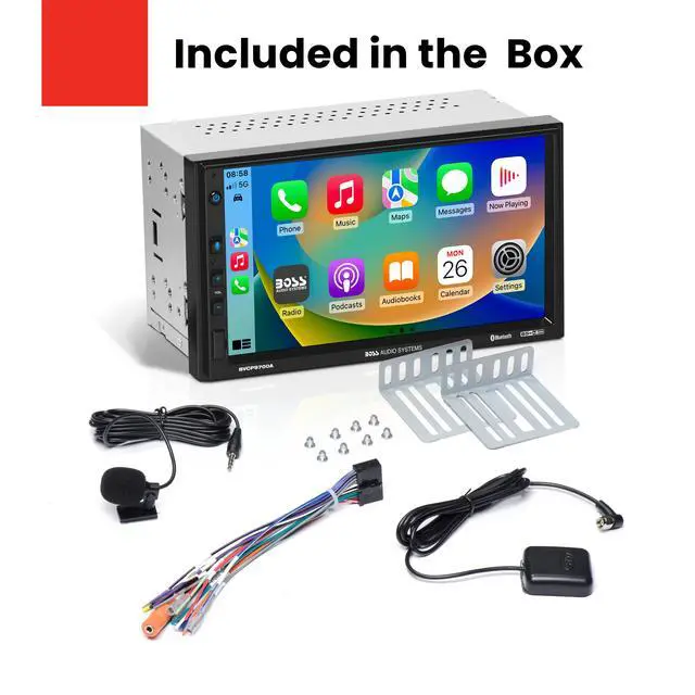 Alt view image 6 of 6 - BVCP9700A CarPlay Android Car Stereo, 7 Inch Touchscreen
