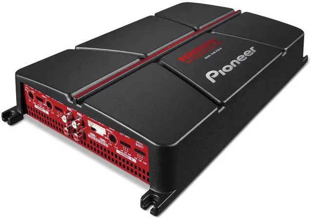 Main image of GM-A6704 1000W Max Class AB Bridgeable 4-Channel Car Amplifier | High-/Low-Pass Filters