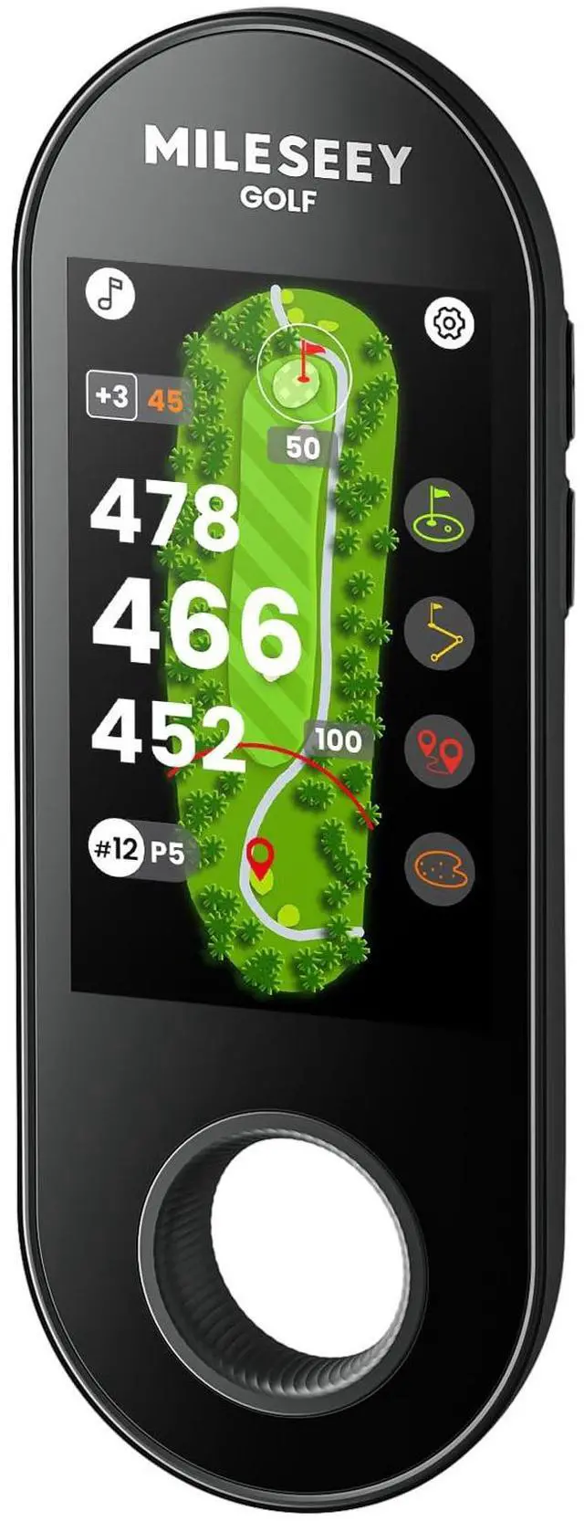 Main image of GeneSonic Go Golf GPS Handheld with 43K+ Courses (No Subscription) | Magnetic Golf Rangefinder Yardage Device, 3" Full-Color Touchscreen, Layup/FCB/Hazard Distances, 10H Battery, IP67 Waterproof