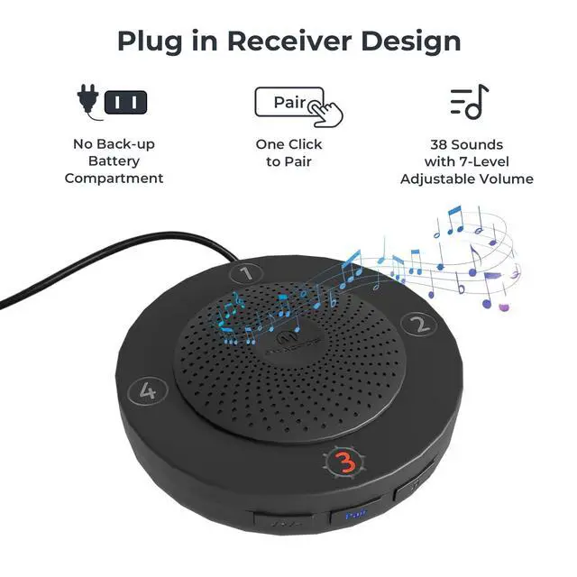 Alt view image 3 of 7 - Non-APP Solar Wireless Driveway Alarm, Outdoor Security System | 1/2 mile transmission range, plug-in receiver with weatherproof motion sensor, for driveways, homes and large properties