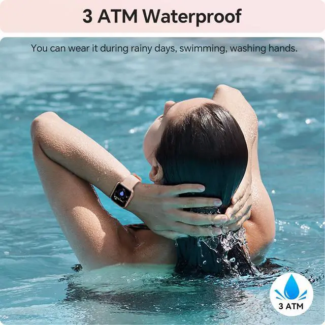 Alt view image 7 of 7 - Smart Watches for Women, 1.85" HD Smartwatch Compatible iPhone/Samsung/Android (Answer/Make), Fitness Tracker with Heart Rate/Sleep/SpO2 Monitor, Smart Watch 3ATM Waterproof, 120+ Sport Modes, Alexa