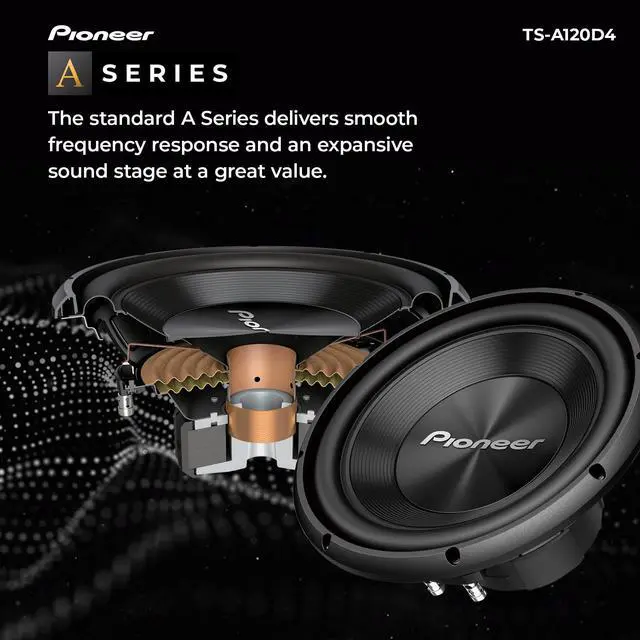 Alt view image 2 of 6 - A-Series TS-A120D4 12" Subwoofer 1500W Max